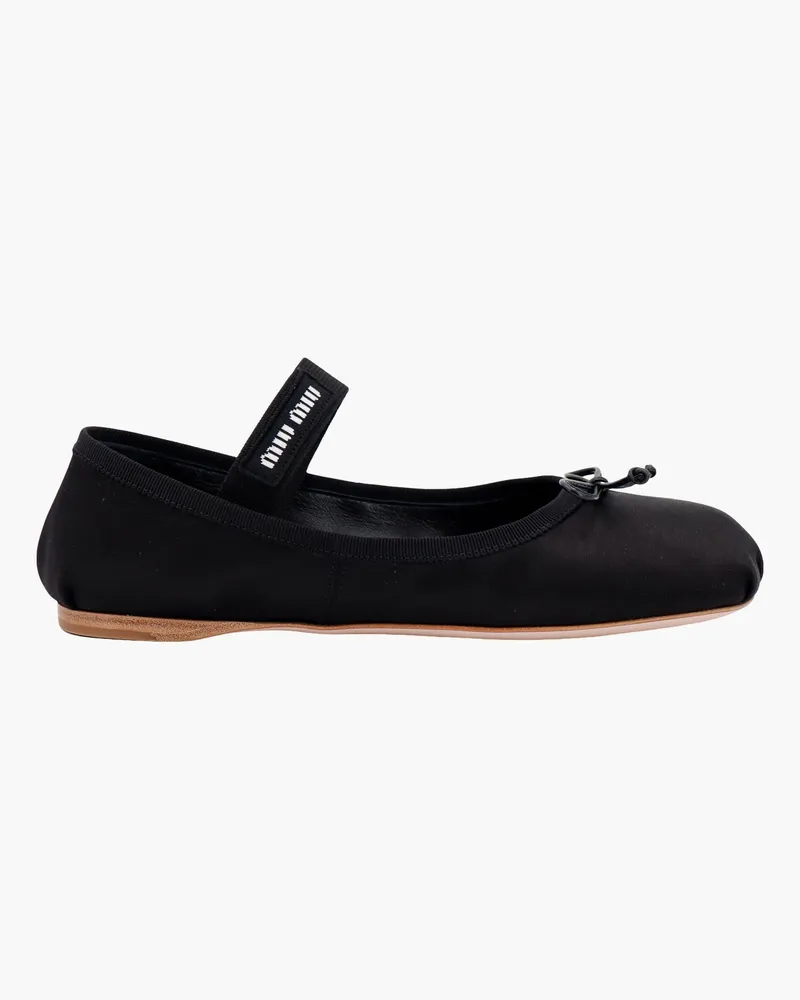 Miu Miu Satin ballet flats -  - gender_Woman Black