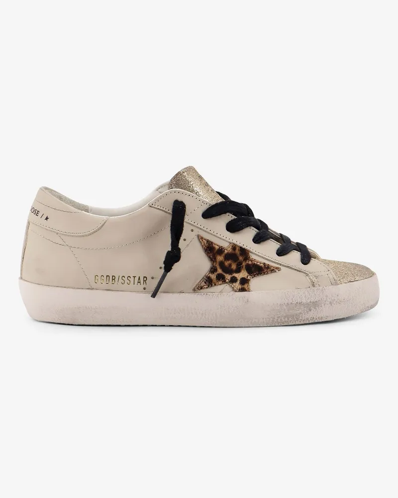 Golden Goose Super-Star Classic with list leather low-top sneakers -  - gender_Woman White