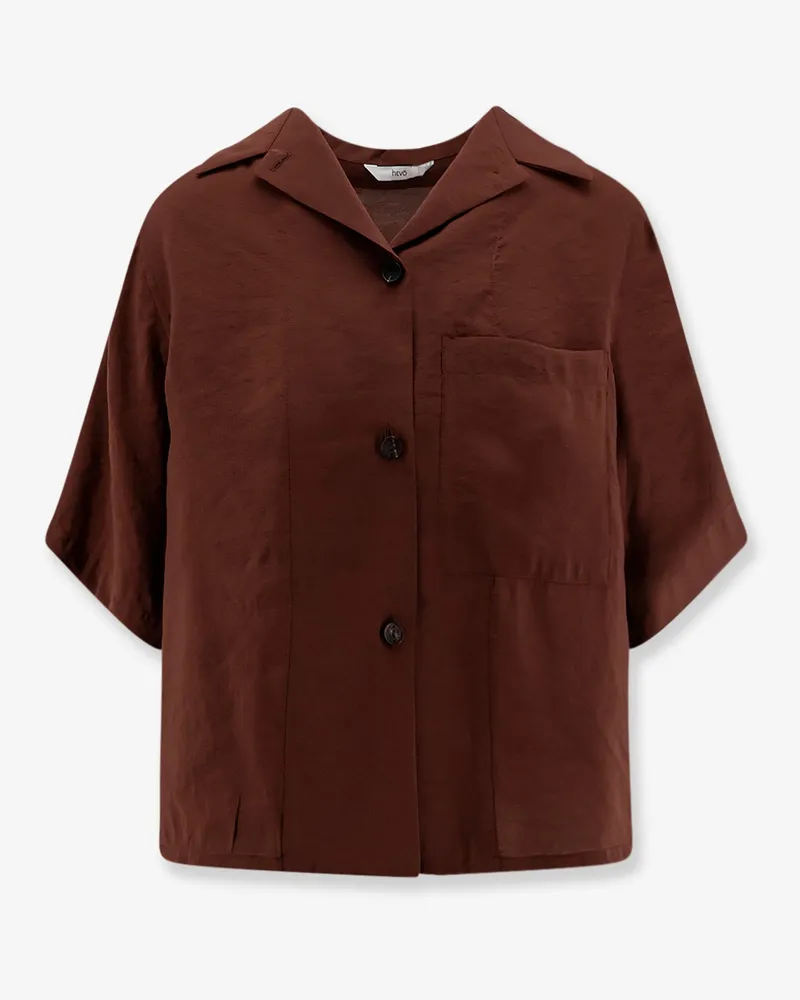Hevò Novoli modal blend shirt -  - gender_Woman Brown