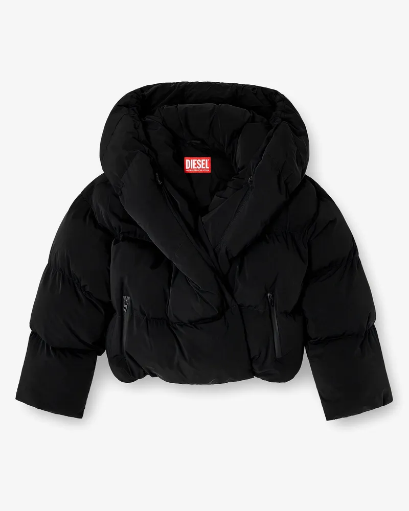 Diesel W-Iley T1 nylon down jacket -  - gender_Woman Black