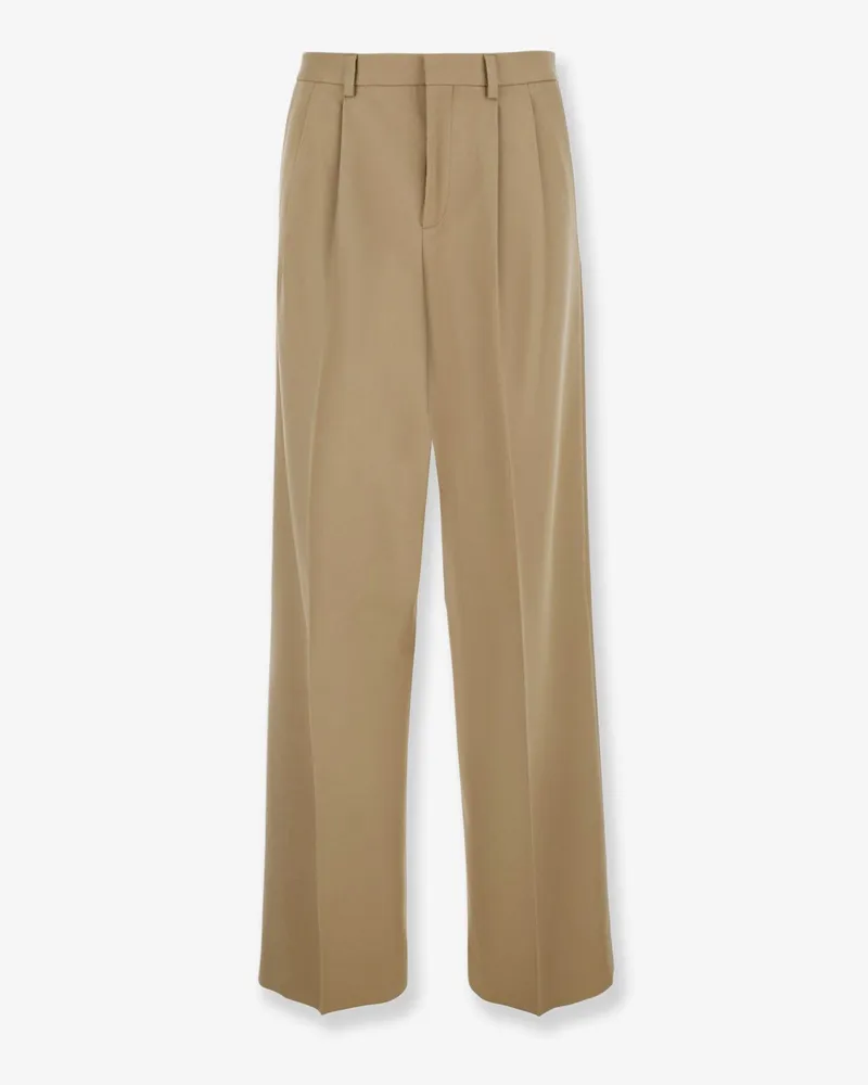 Celine Wool and cotton trousers -  - gender_Woman Beige