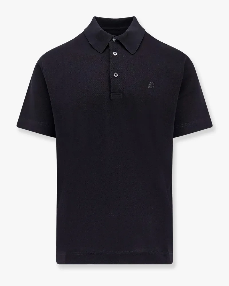 Givenchy Piqué cotton polo shirt with 4g embroidery -  - gender_Man Black