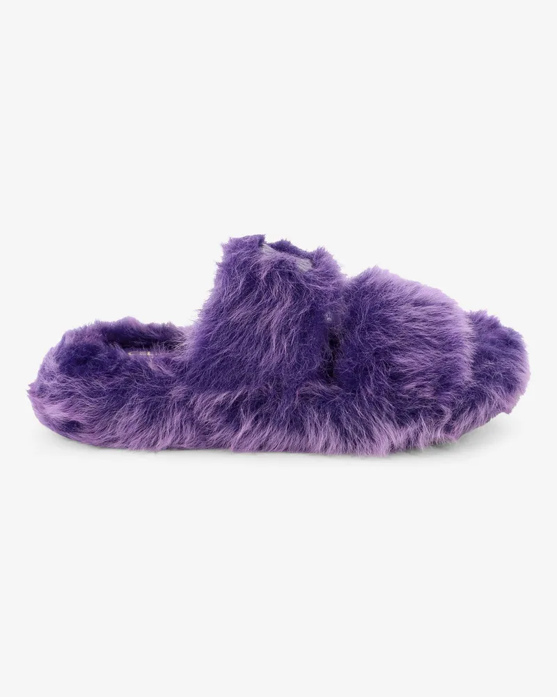 Celine Triomphe Slide 05 shearling sandals -  - gender_Woman Purple