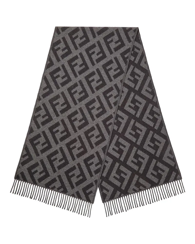 Fendi FF cashmere scarf -  - gender_Man Black