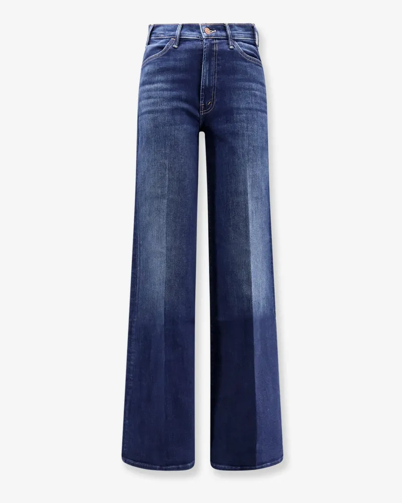 Mother Jeans The hustler roller sneak in denim -  - gender_Woman Blue
