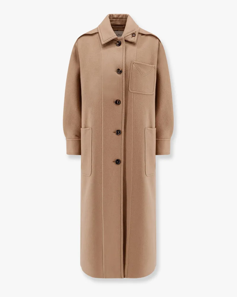Max Mara Aldo 134  sfilata wool and cashmere coat - MAX MARA - gender_Woman Brown