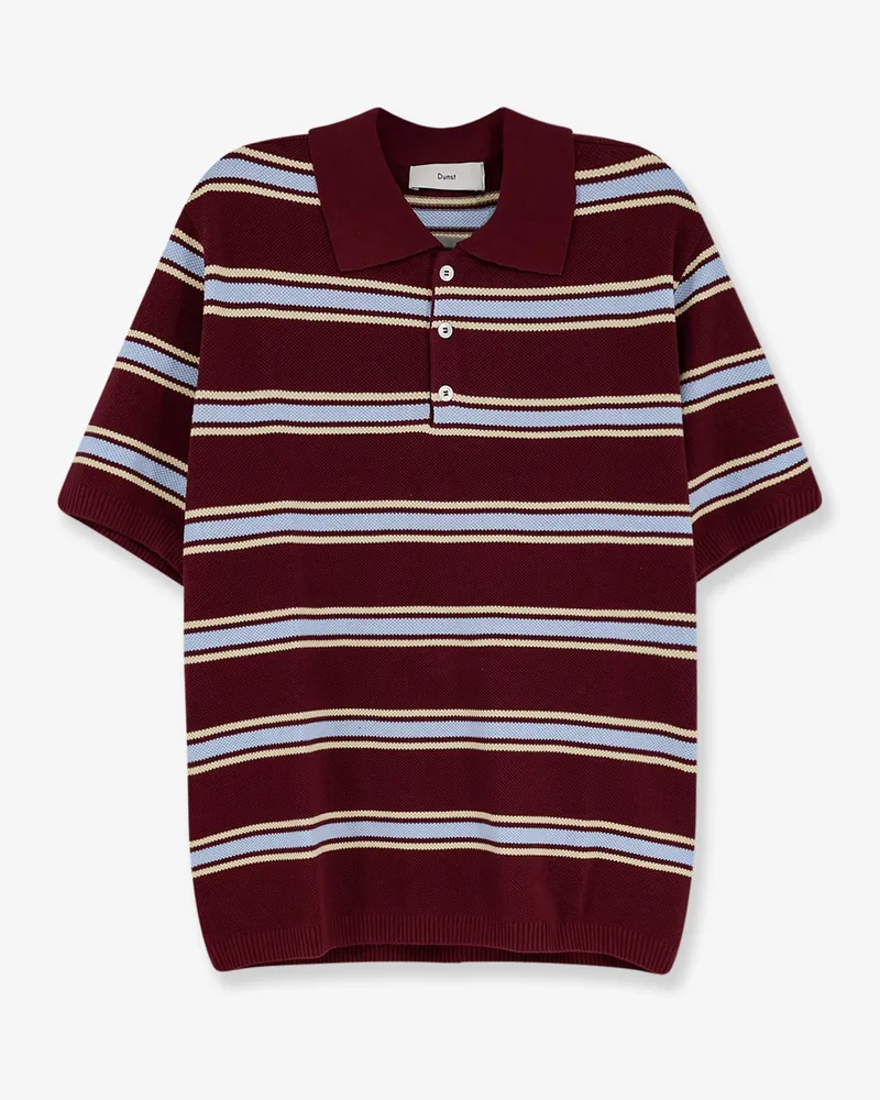 Dunst Unisex cotton polo shirt -  - gender_Man Red