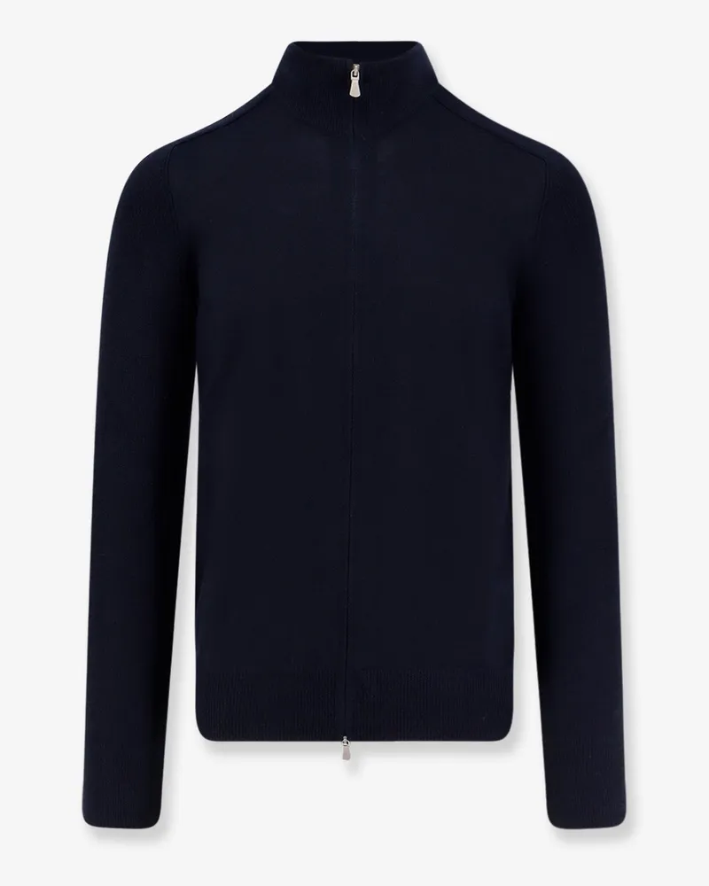 Gran Sasso Virgin wool cardigan -  - gender_Man Blue