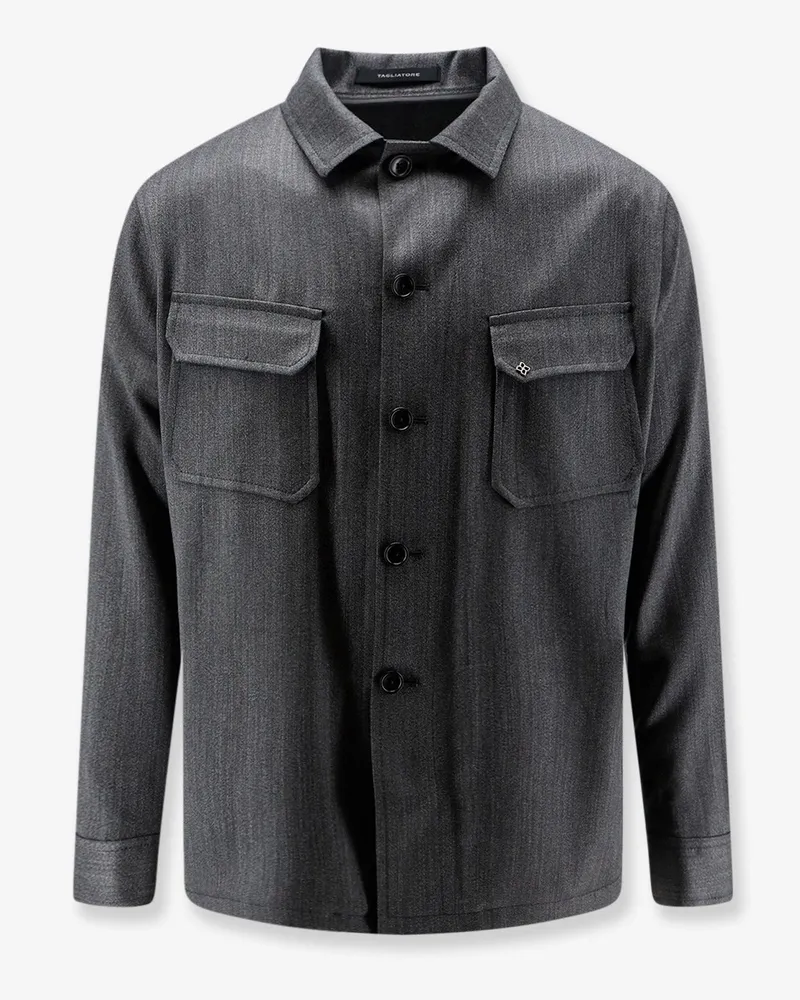 Tagliatore Calvin virgin wool shirt/jacket -  - gender_Man Grey