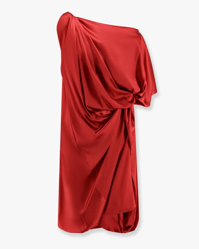 Dries van Noten Dalant silk dress with lateral knot -  - gender_Woman 