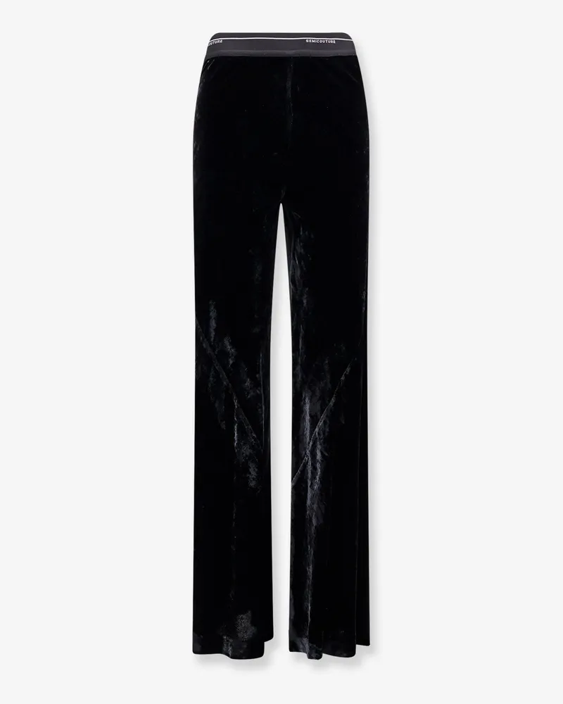 Semicouture Velvet Trousers -  - gender_Woman Black
