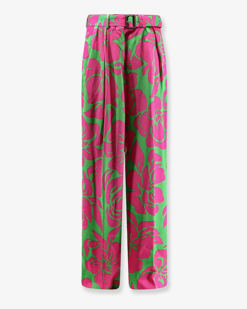 Dries van Noten Peaches Bis viscose trousers -  - gender_Woman Pink