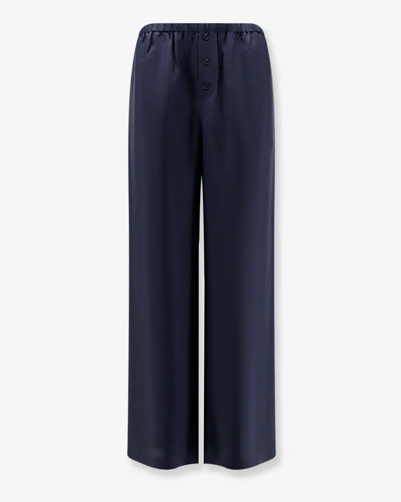Róhe Silk trousers -  - gender_Woman Blue