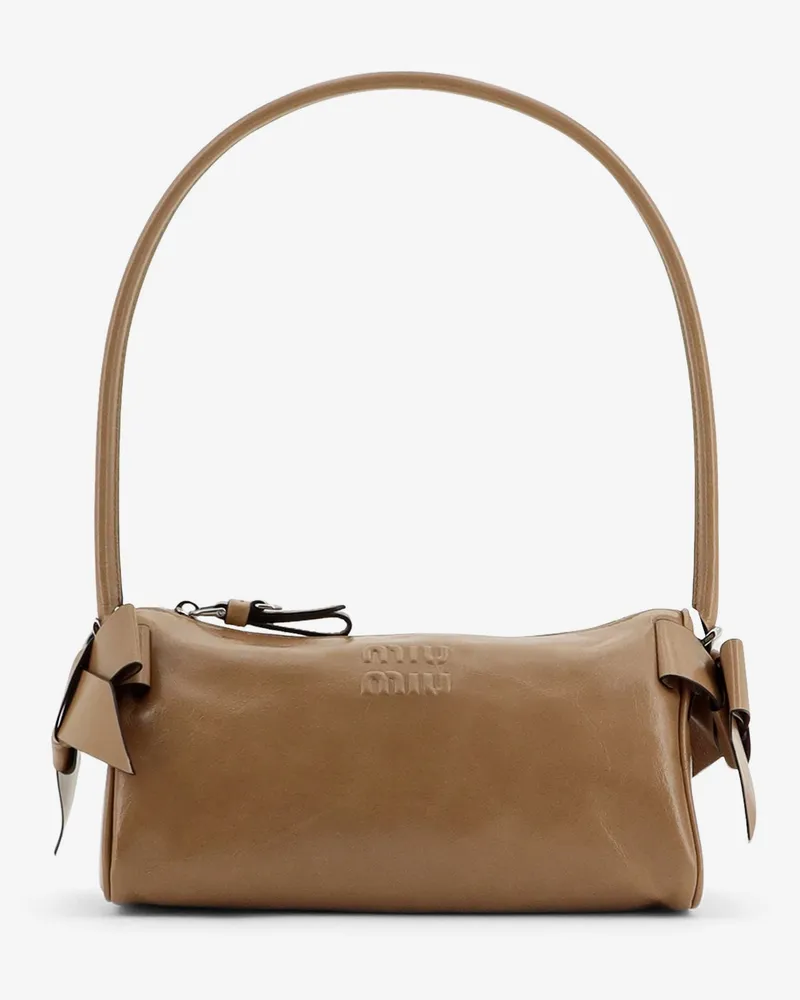 Miu Miu Leather shoulder bag -  - gender_Woman Brown