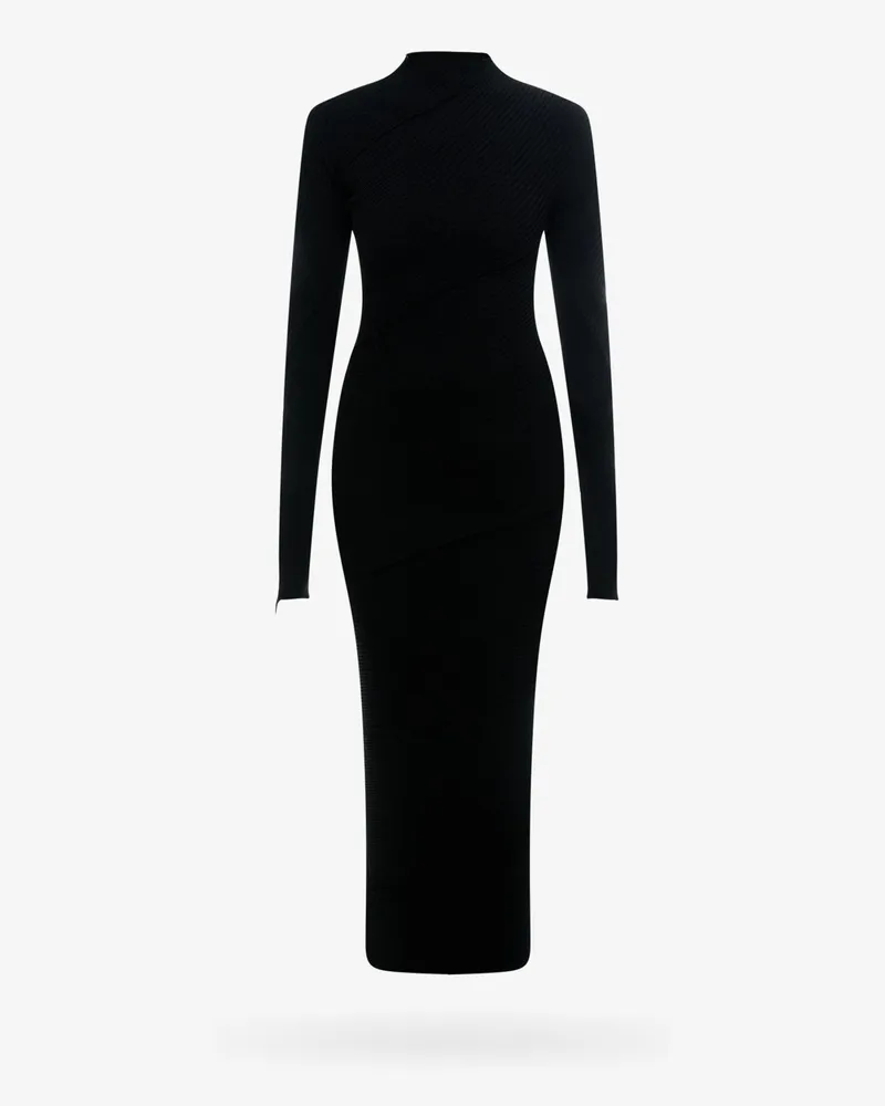 Balenciaga Spiral viscose dress -  - gender_Woman Black