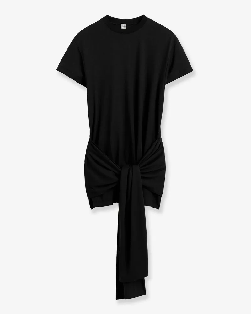 Totême Lyocell and cotton blend T-shirt -  - gender_Woman Black