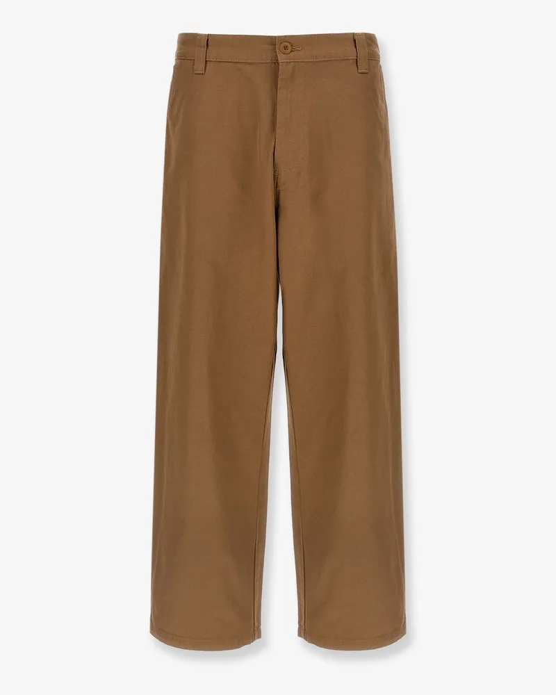 Carhartt WIP Bready cotton trousers -  - gender_Man Brown