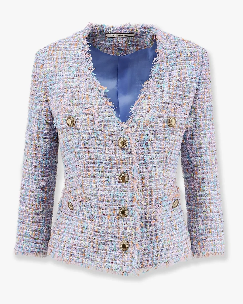 Tagliatore Dharma multicolor fabric blazer with shoulder pads -  - gender_Woman 