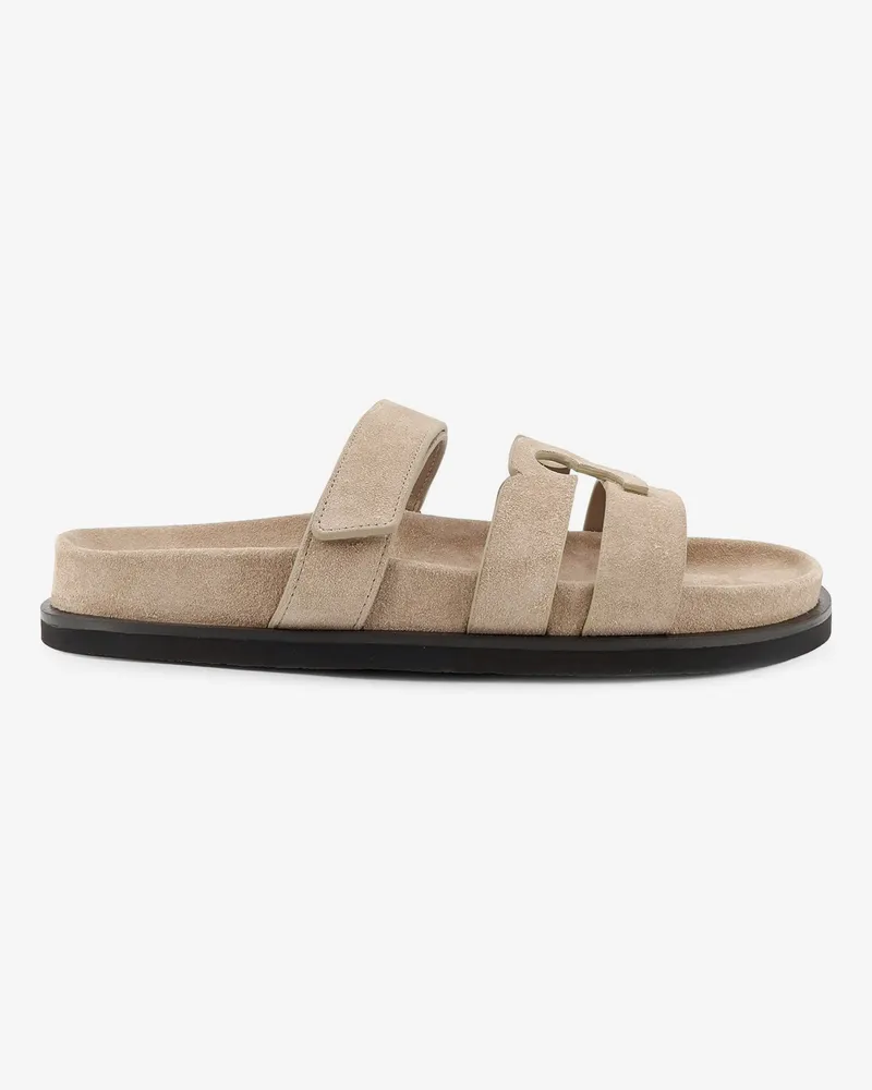 Tory Burch Ines low suede sandals -  - gender_Woman Beige