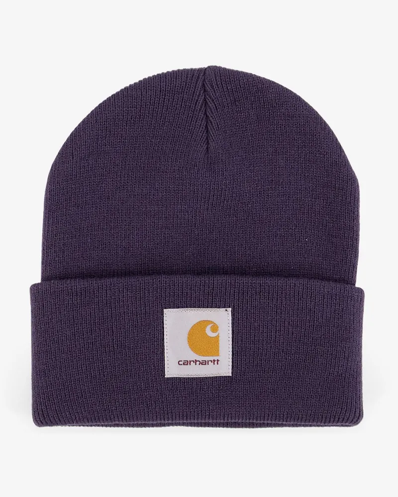 Carhartt WIP Acrylic beanie hat -  - gender_Man Purple
