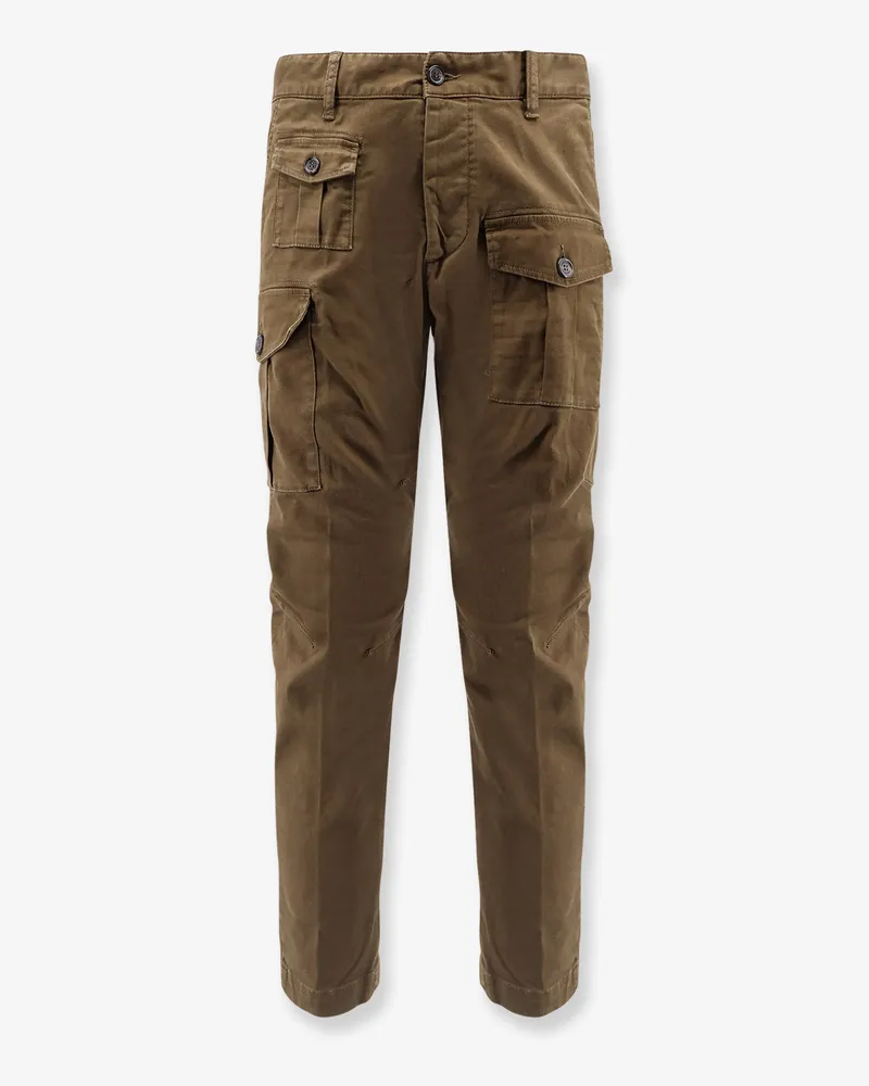 Dsquared2 Sexy Cargo cotton trousers -  - gender_Man Green