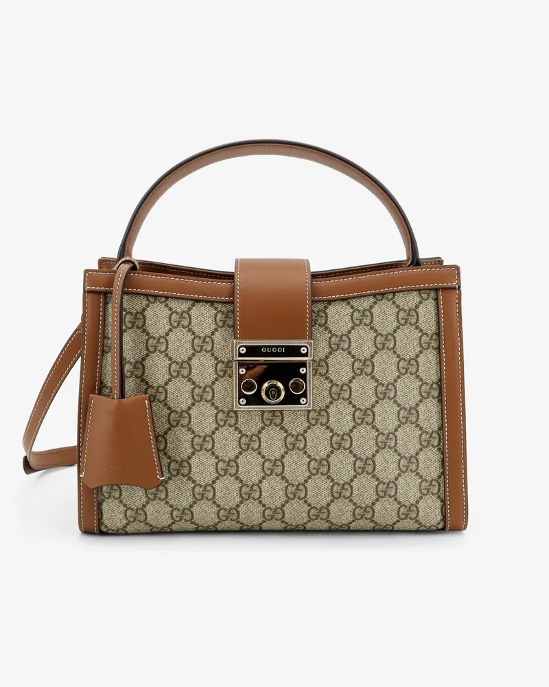 Gucci Padlock handbag with shoulder strap -  - gender_Woman Beige