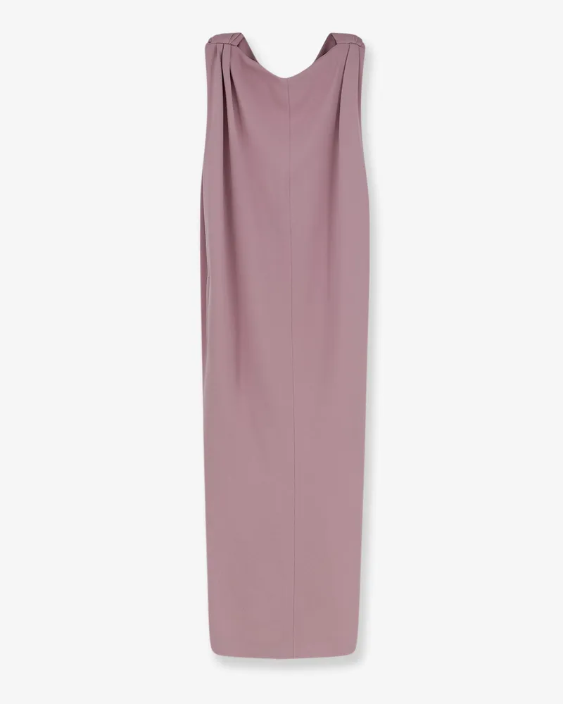 Balenciaga Midi Sack silk and wool dress -  - gender_Woman Pink