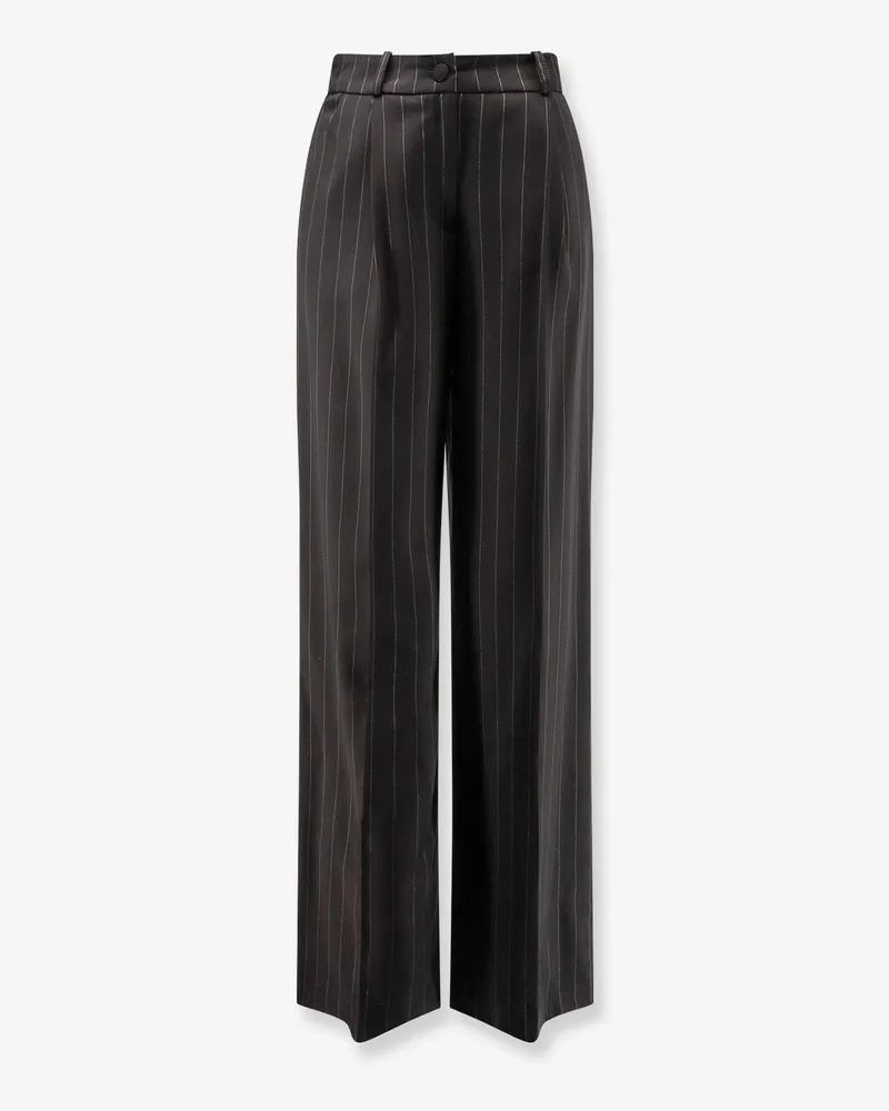 ACTUALEE Pinstriped trousers -  - gender_Woman Black
