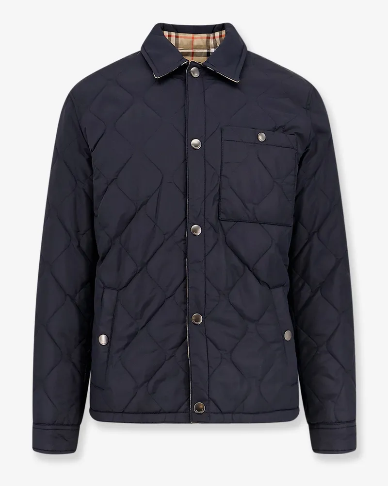 Burberry Brighton reversible padded nylon jacket -  - gender_Man Blue