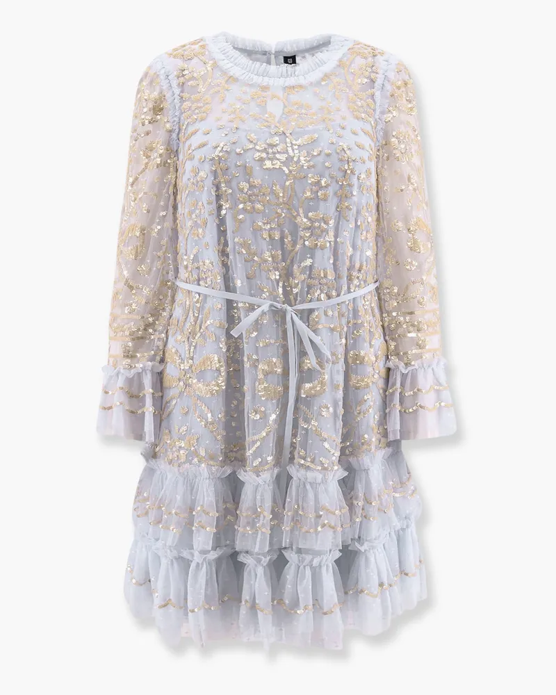 Needle & Thread Mini dress with sequins embroidery -  - gender_Woman Blue