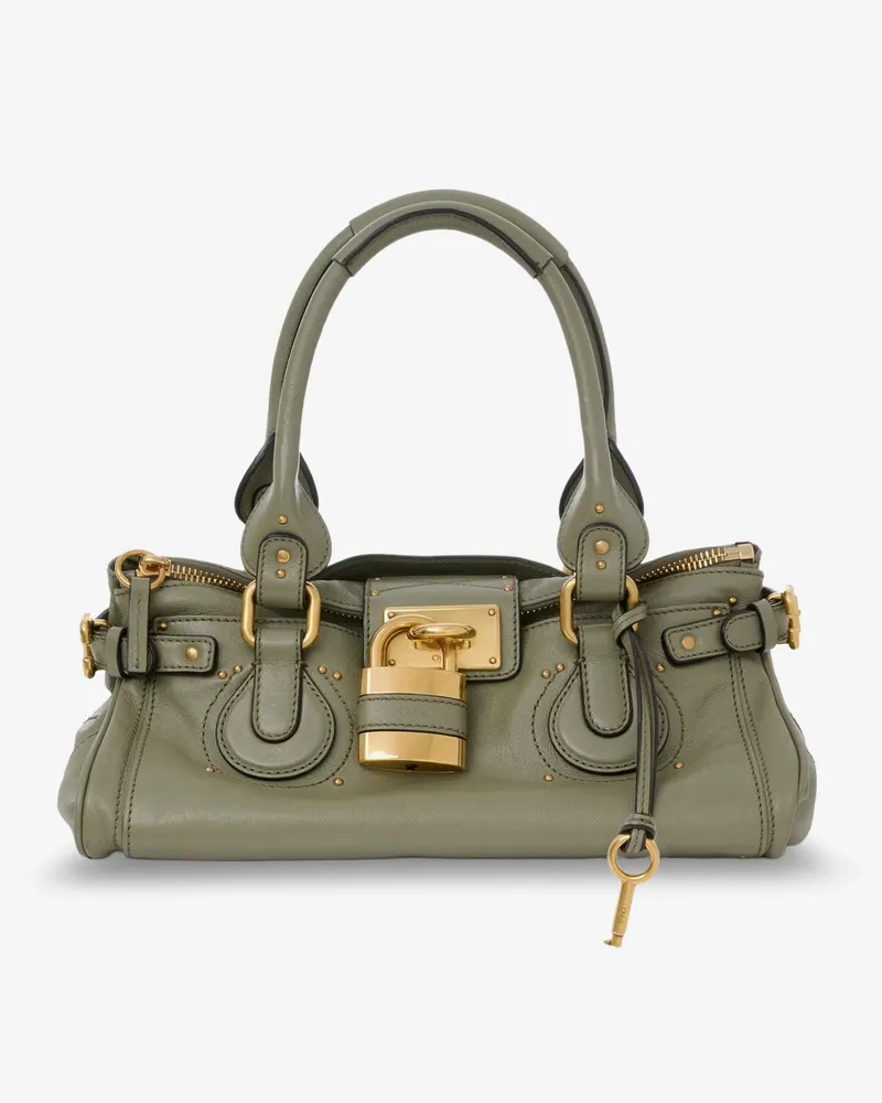 Chloé Paddington leather shoulder bag -  - gender_Woman Green