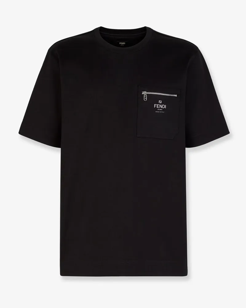 Fendi Cotton T-shirt -  - gender_Man Black