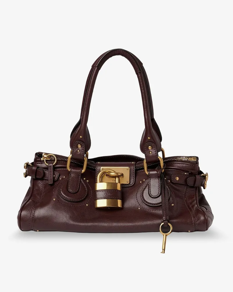 Chloé Paddington leather shoulder bag -  - gender_Woman Brown