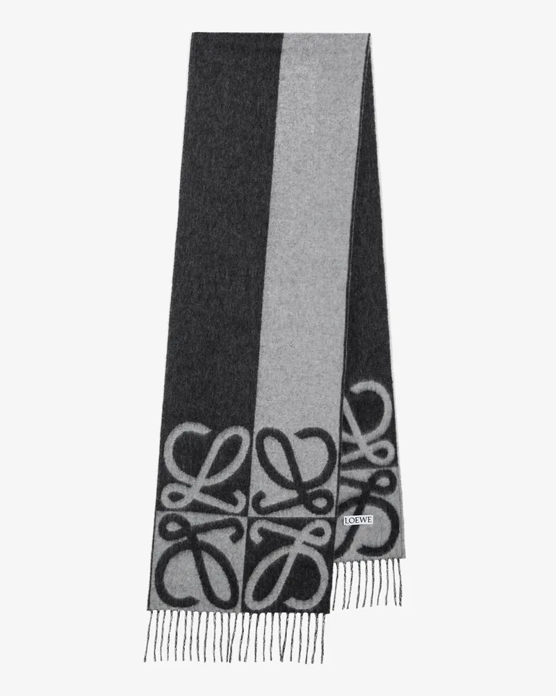 Loewe Wool and cashmere blend scarf -  - gender_Woman Grey