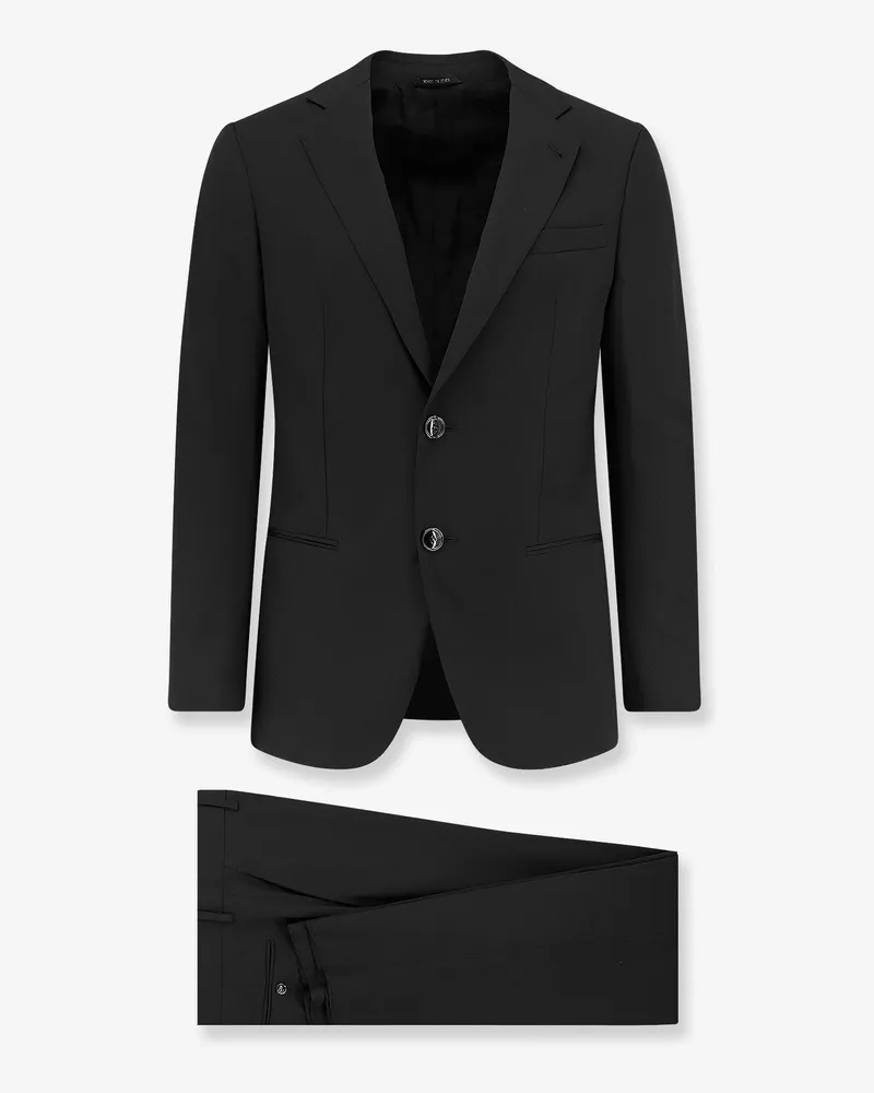 Giorgio Armani Virgin wool suit -  - gender_Man Black