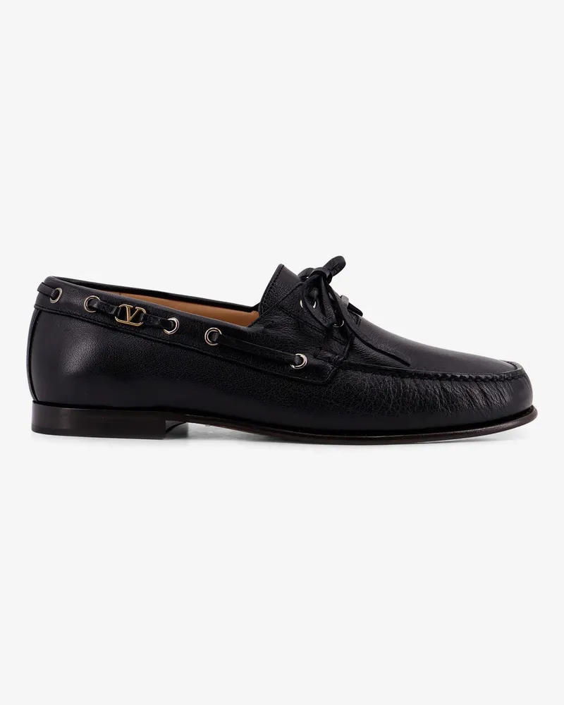Valentino Garavani Leather loafers -  - gender_Man Black