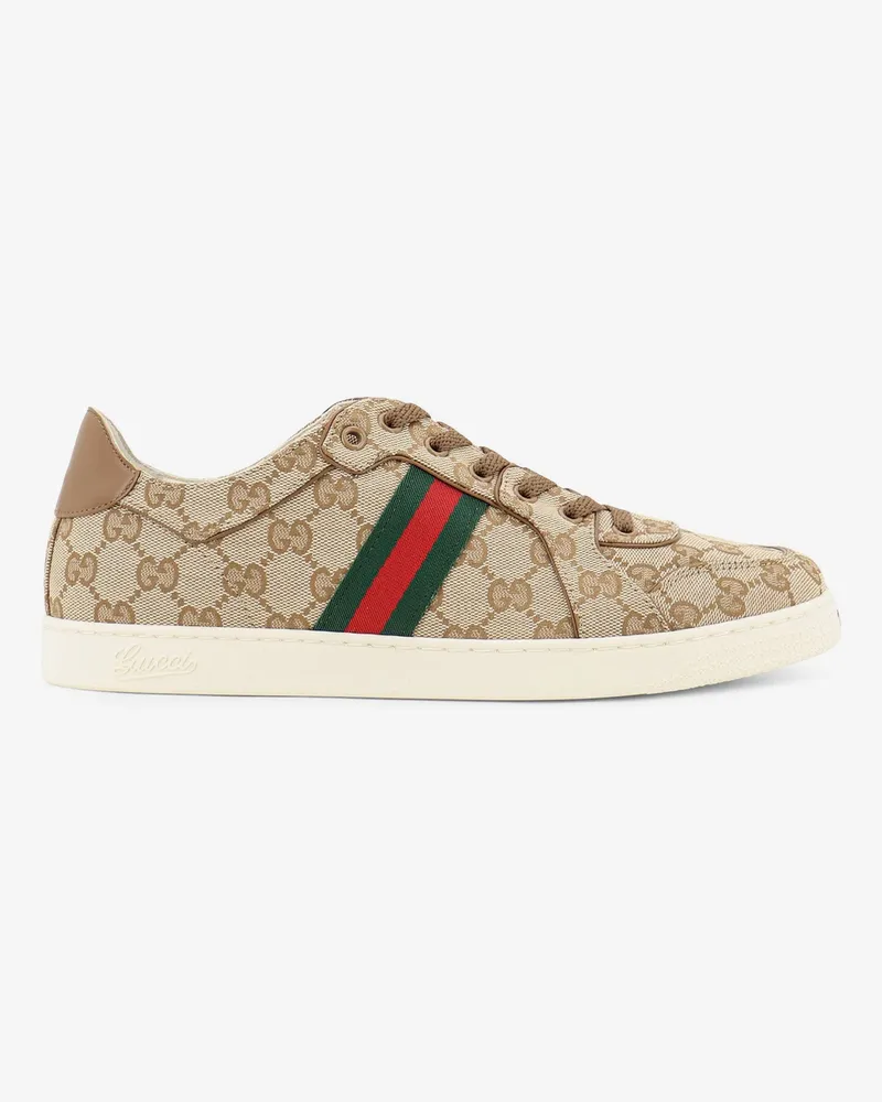 Gucci Stretch GG fabric sneakers -  - gender_Man Beige