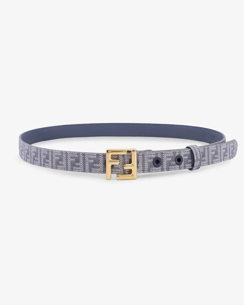 Fendi Jacquard FF fabric belt -  - gender_Woman Blue