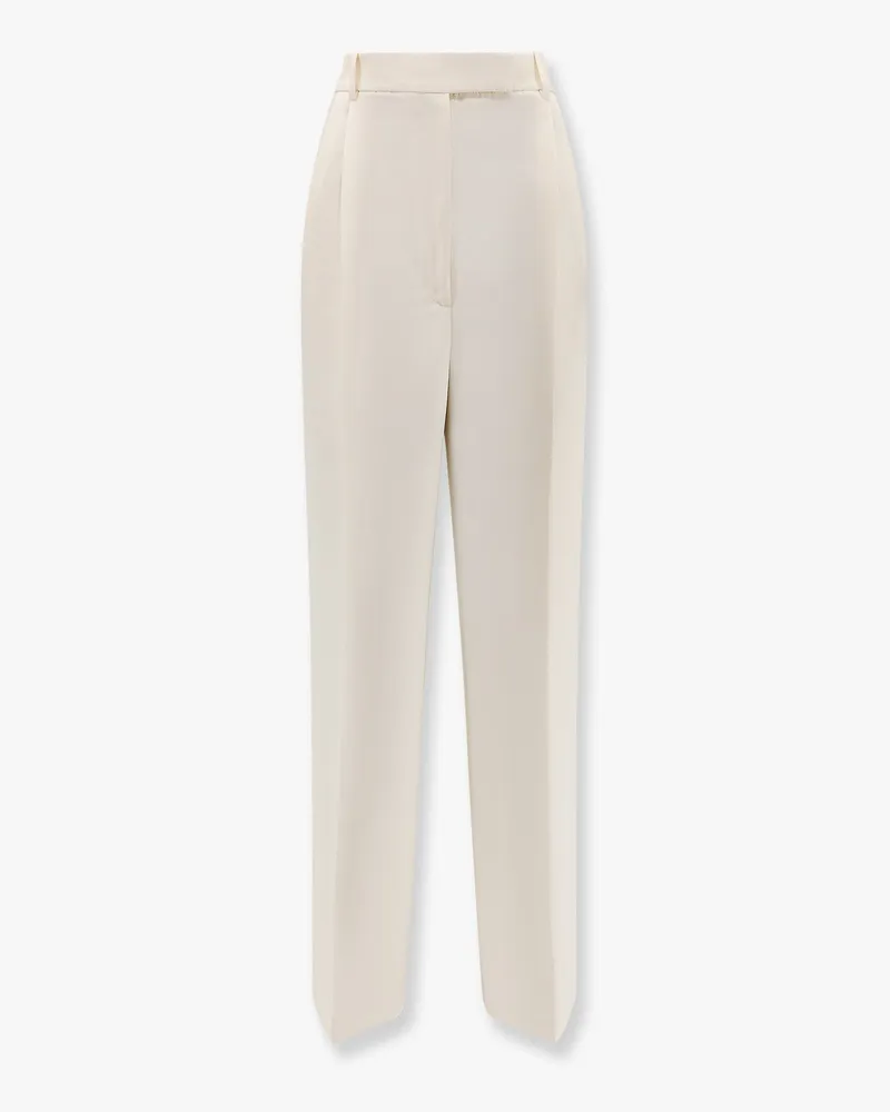 Róhe Recycled material trouser with wide leg -  - gender_Woman White