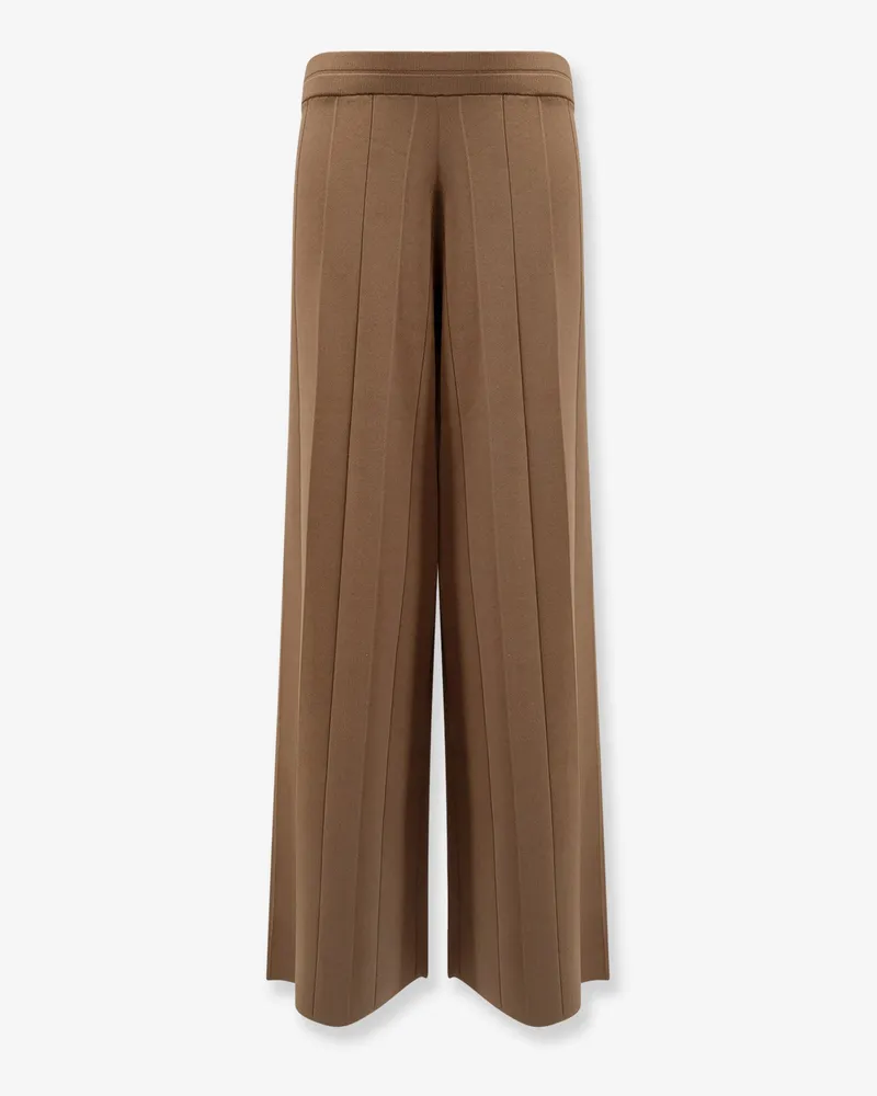 Max Mara Lama viscose blend trousers -  - gender_Woman Brown