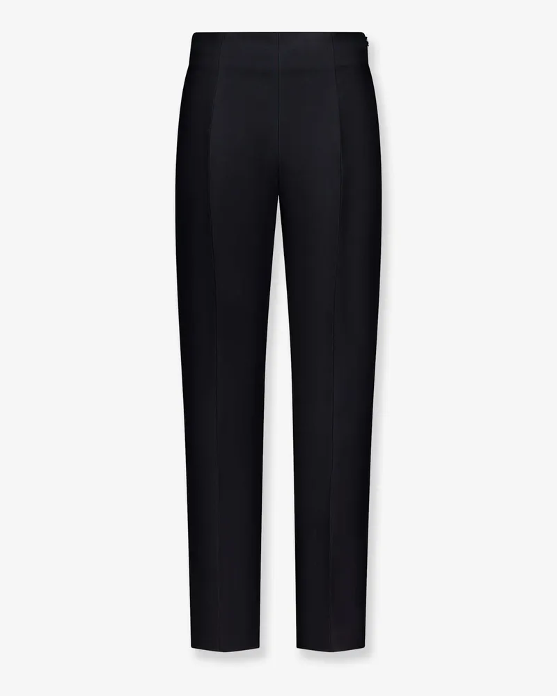 Totême Slim Evening wool and silk trousers -  - gender_Woman Black