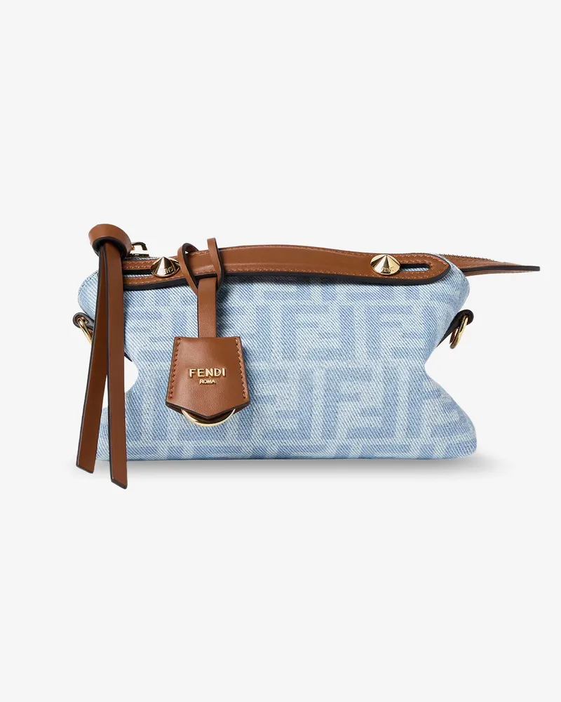 Fendi By The Way Soft Mini FF denim handbag -  - gender_Woman Blue