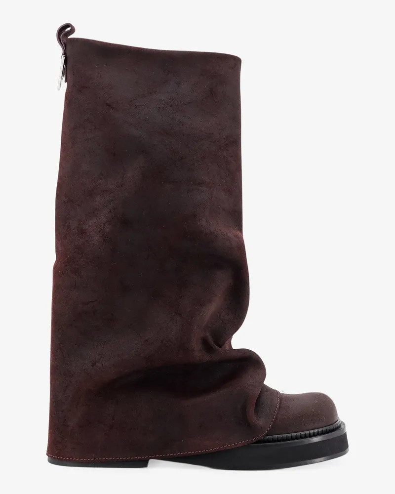 ATTICO Robin suede boots -  - gender_Woman Purple
