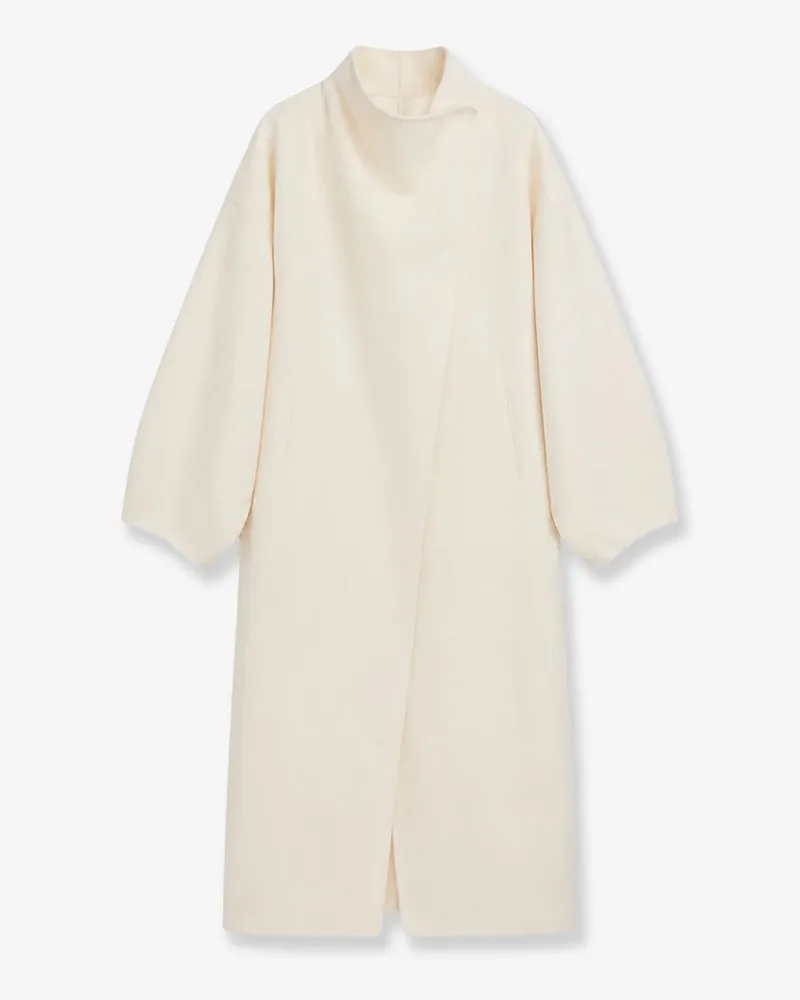 FRANKIE Shop Leroy wool blend coat -  - gender_Woman White