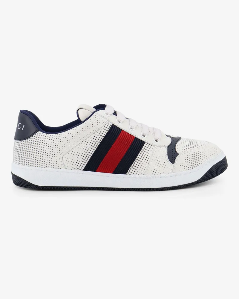 Gucci Screener leather sneakers -  - gender_Man White
