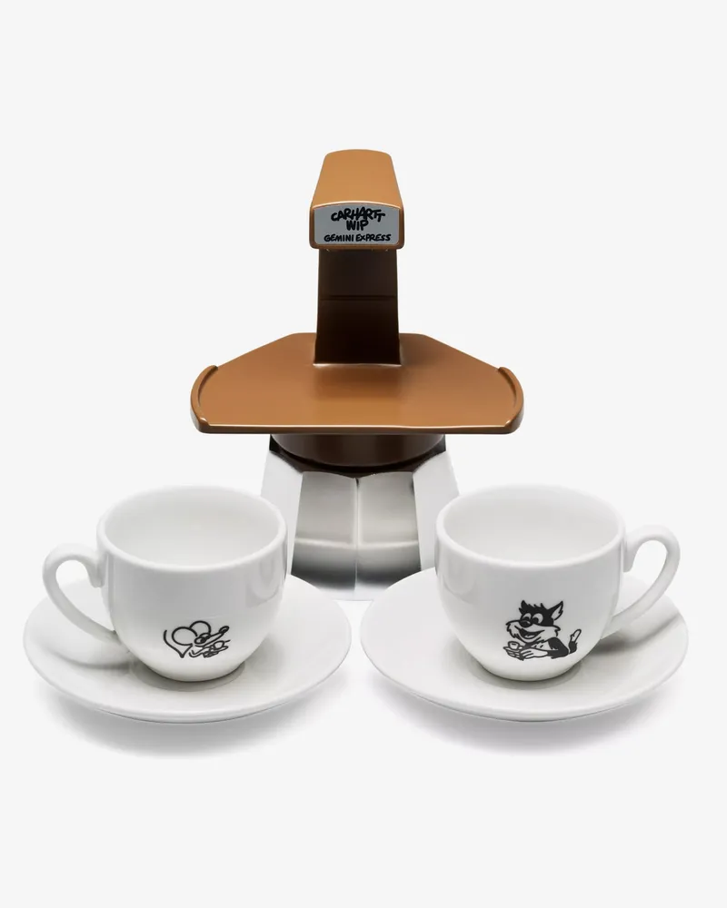 Carhartt WIP Coffee Break Espresso Set -  - gender_Unisex White