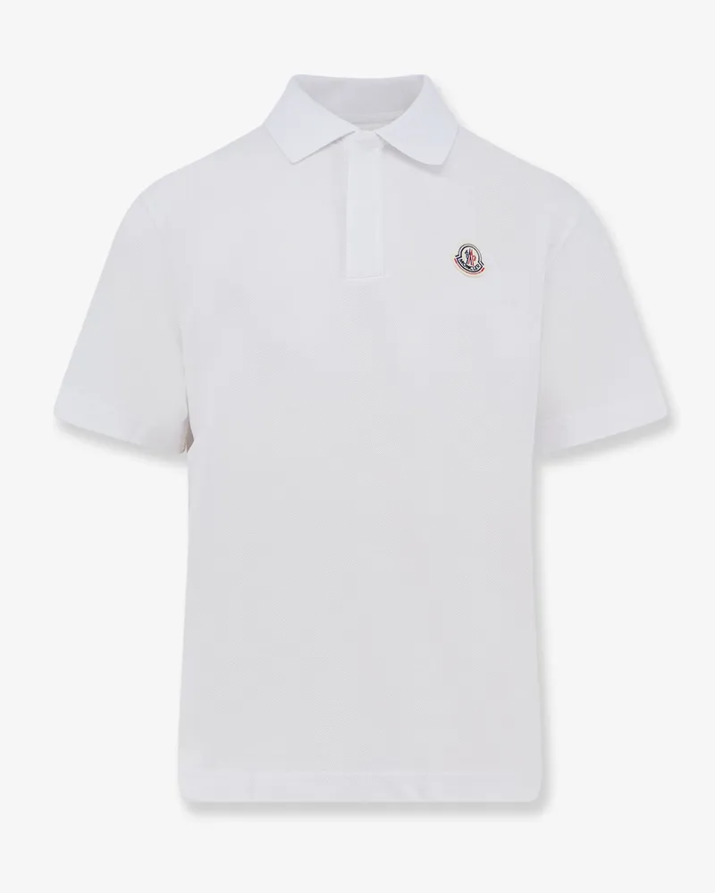 Moncler Cotton Polo Shirt -  - gender_Man White