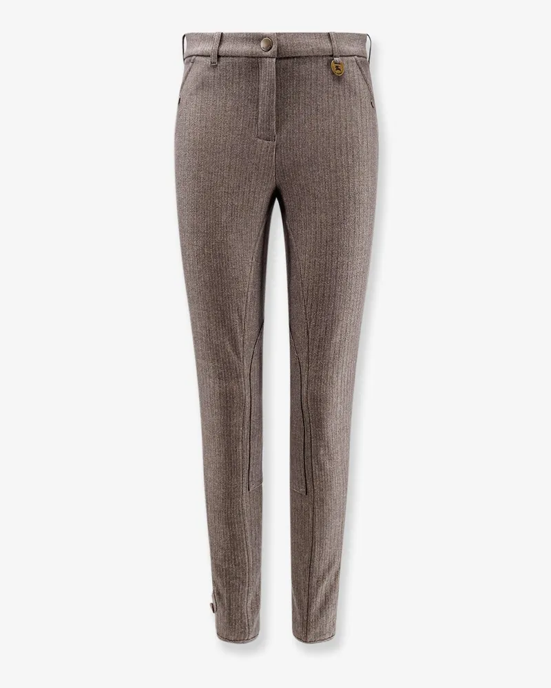 Burberry Anne stretch cotton leggings -  - gender_Woman Brown