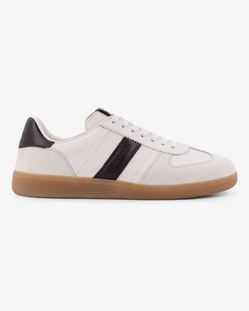 Tom Ford Suede low-top sneakers -  - gender_Man White