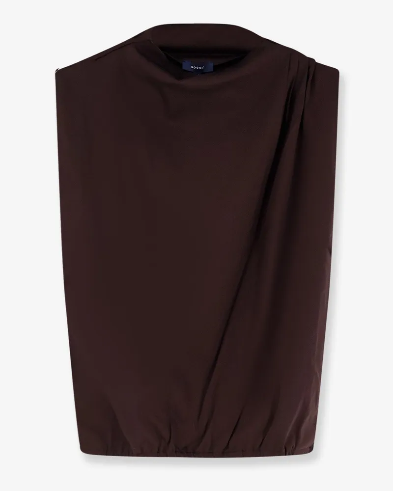 Soeur Idris organic cotton top -  - gender_Woman Brown